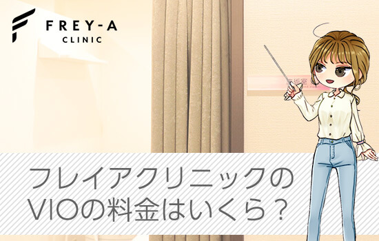 フレイアクリニックのVIOの料金を調べてみた